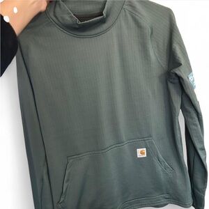 Carhartt Olive Green Long sleeve Running Shirt